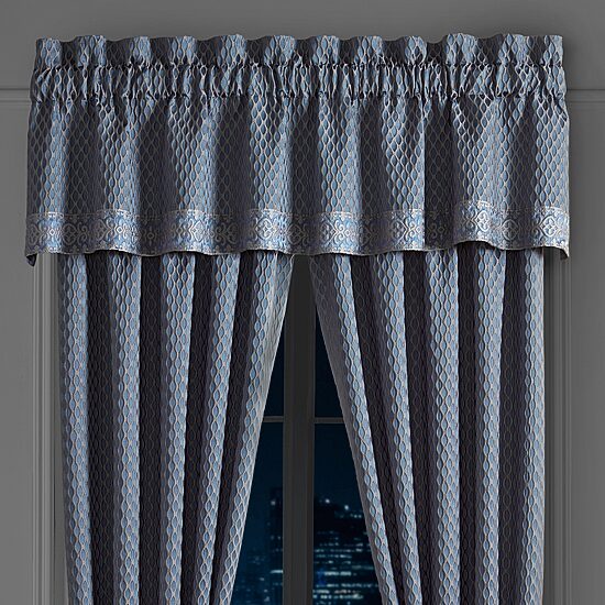 Five Queens Court Leah Rod Pocket Tailored Valance
