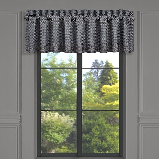 Five Queens Court Leah Rod Pocket Tailored Valance