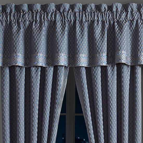 Five Queens Court Leah Rod Pocket Tailored Valance