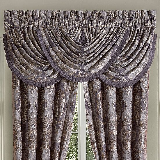 Five Queens Court Dominique Rod Pocket Energy Saving Light-Filtering Single Curtain Panel