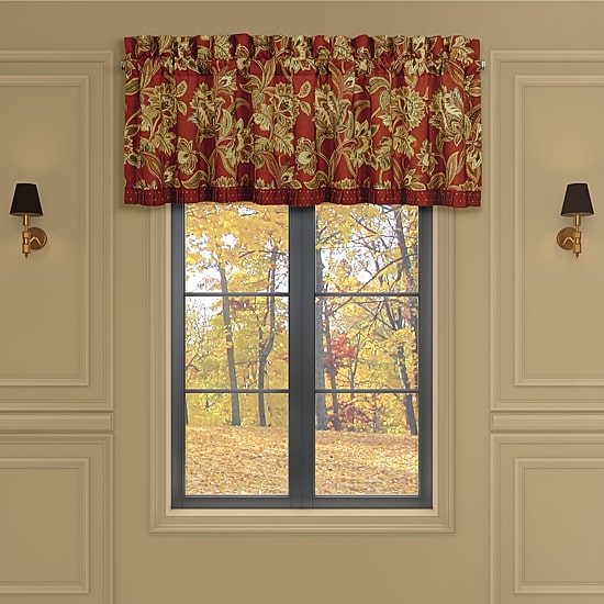 Queen Street Montecito Rod Pocket Tailored Valance
