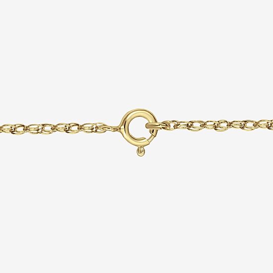 Personalized 10K Gold 20mm Monogram Bracelet