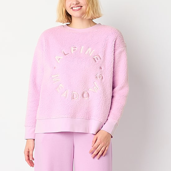 Arizona Womens Juniors Crew Neck Long Sleeve Sweatshirt