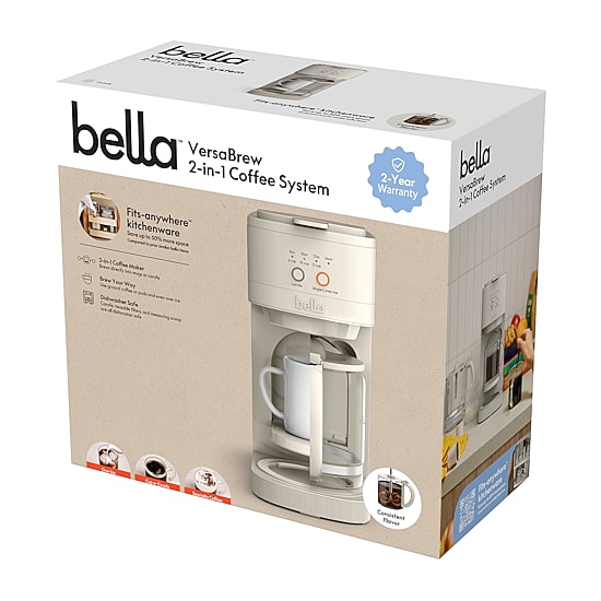 bella VersaBrew 2-in-1 Coffee System, Fits-anywhere™ kitchenware
