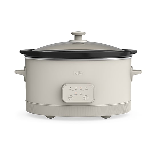 bella 6qt Programmable Slow Cooker, Fits-anywhere™ kitchenware