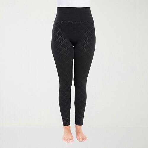 Muk Luks Womens Full Length Leggings In Black