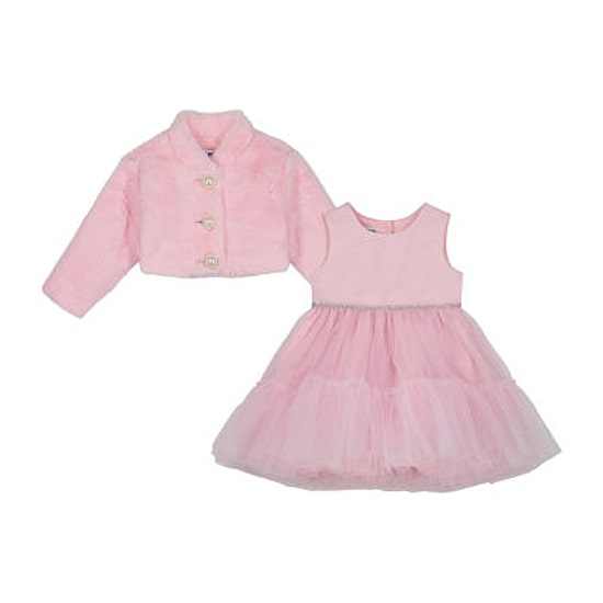 Blueberi Boulevard Baby Girls 2-pc. Dress Set