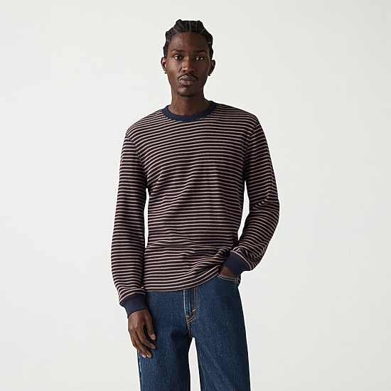 Levi's® Mens Crew Neck Long Sleeve Regular Fit Thermal Top