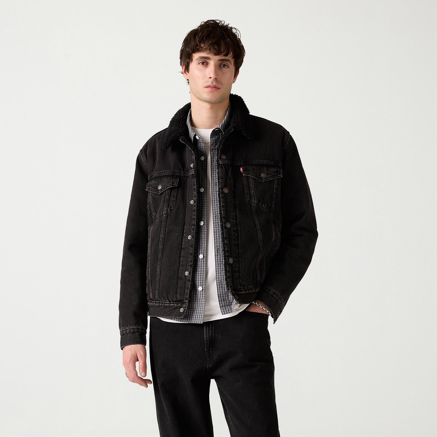 Levi's® Mens Sherpa Trucker Jacket