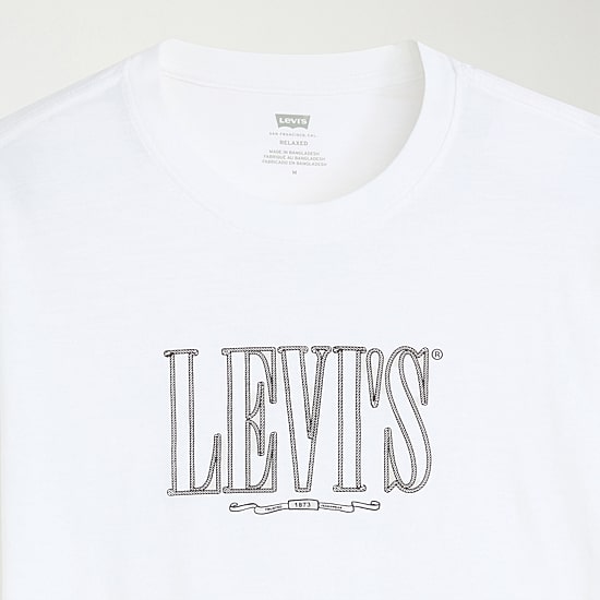 Levi's® Mens Crew Neck Short Sleeve Relaxed Fit Graphic T-Shirt