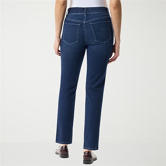 Gloria Vanderbilt Shape Effect Womens High Rise Straight Leg Jean