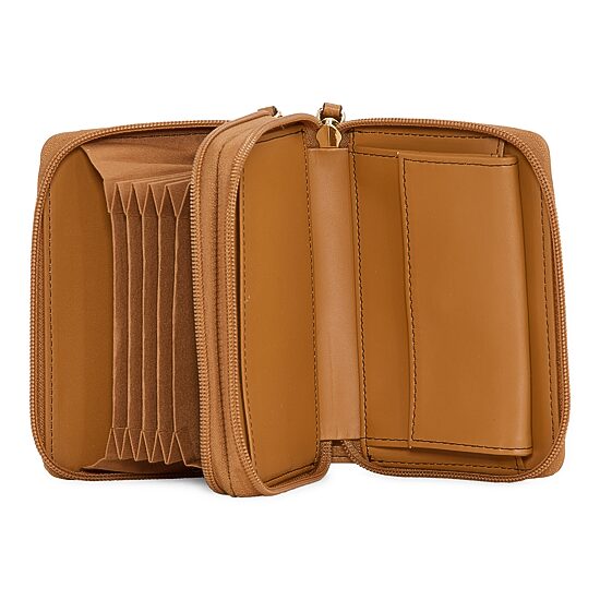 Liz Claiborne Double Womens Zip Around Wallet