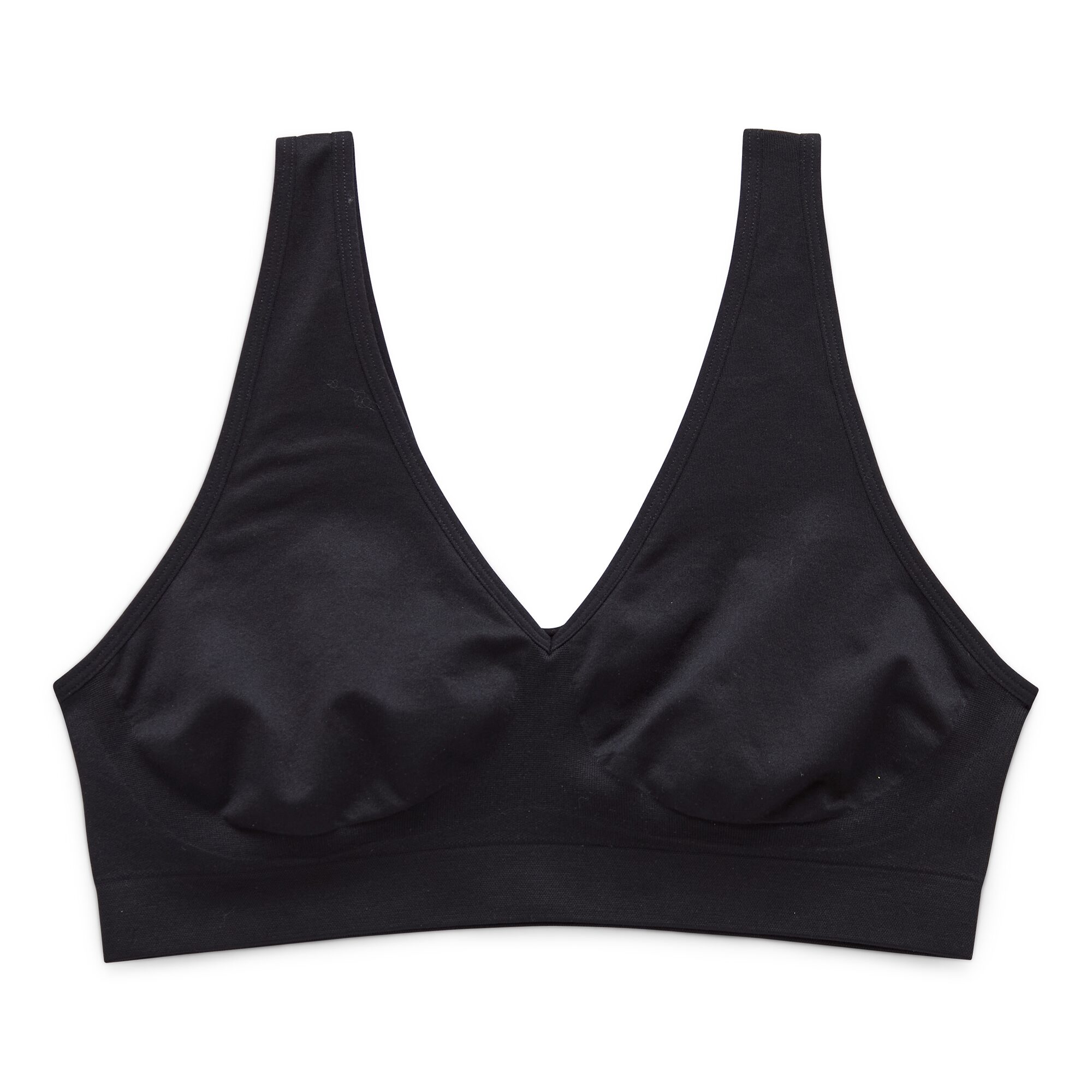 Ambrielle Seamless Womens Light Support Bralette
