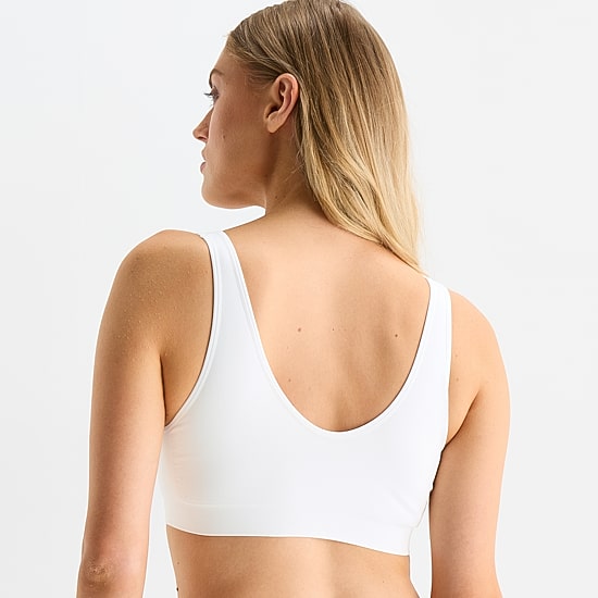 Ambrielle Seamless Womens Light Support Bralette