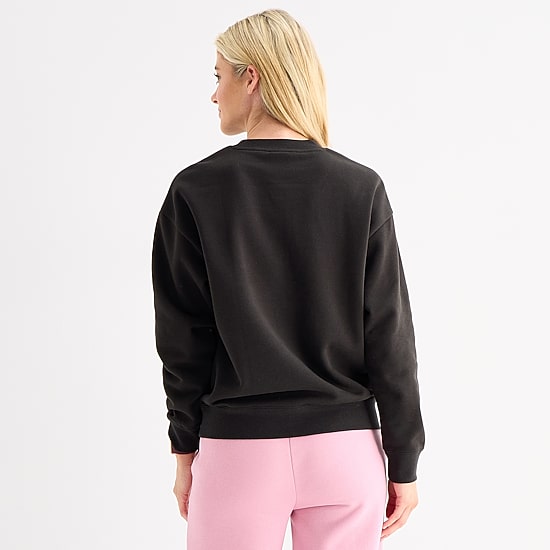 PUMA Womens Crew Neck Long Sleeve Sweatshirt