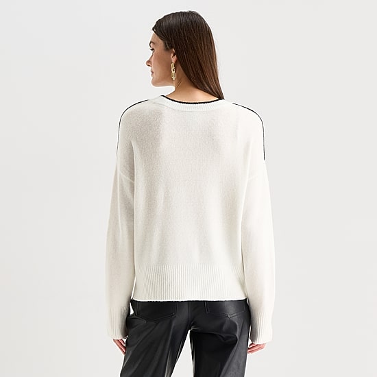 Worthington Womens Crew Neck Long Sleeve Pullover Sweater
