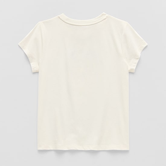 Thereabouts Little & Big Kid Girls Crew Neck Short Sleeve Classic Fit Graphic T-Shirt