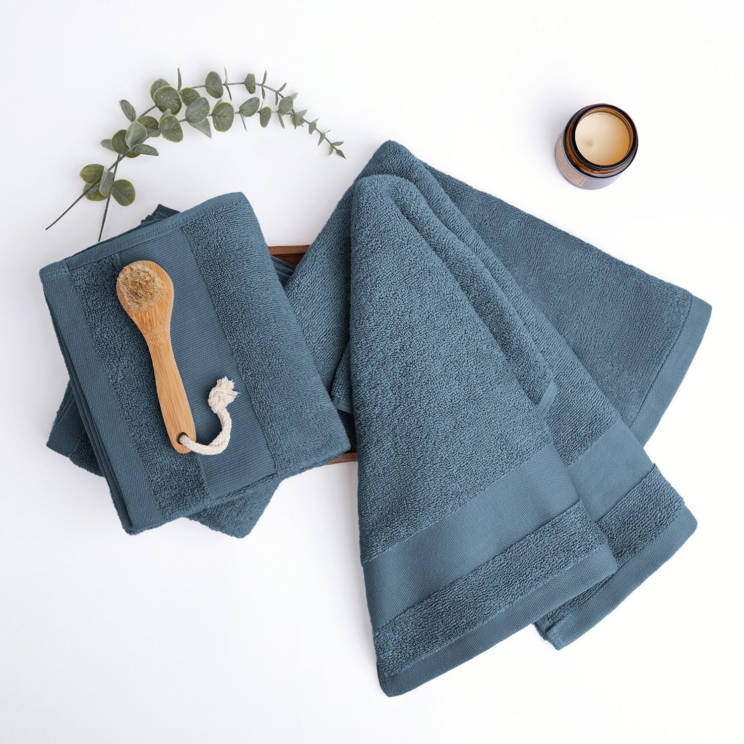 Essential 4-Piece 100% Cotton Ultra Soft Hand Towel Sets