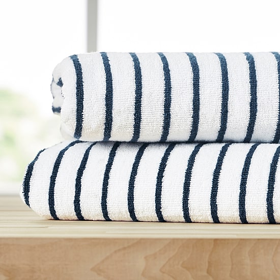 Casual Comfort Cabana Stripe 2 Pack Beach Towel