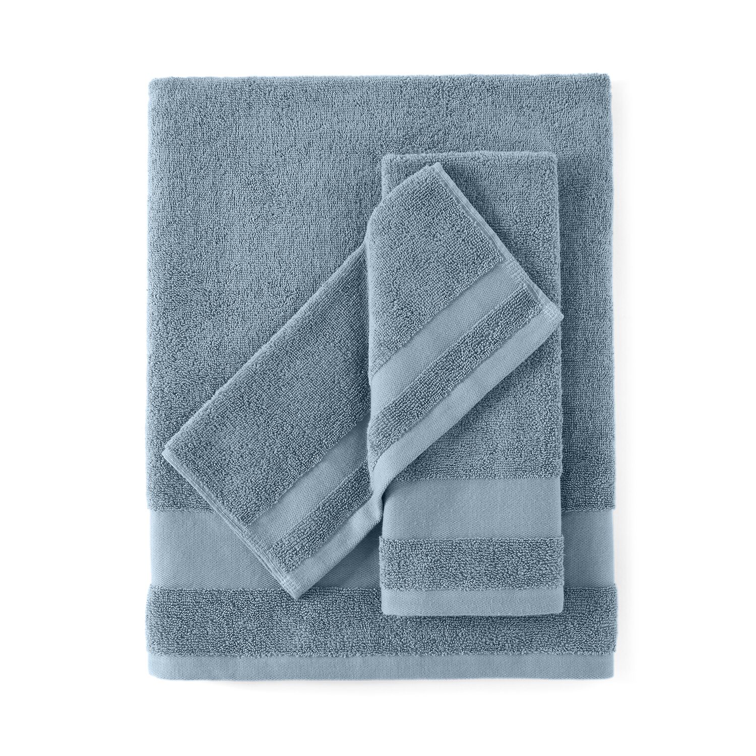 Essential 6-Piece 100% Cotton Ultra Soft Bath Towel Sets