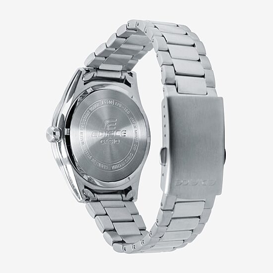 Casio Ediface Mens Silver Tone Stainless Steel Bracelet Watch Efv160d-2av