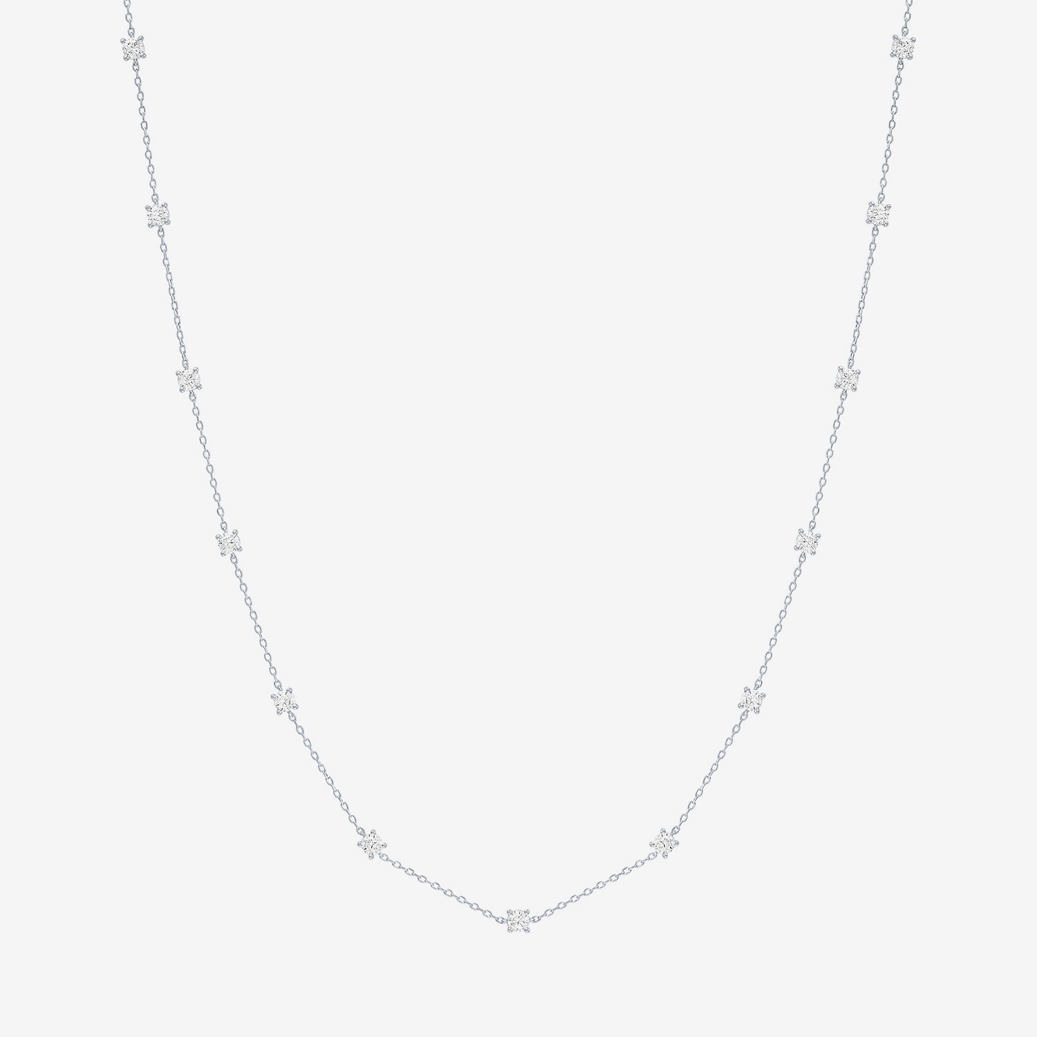 Diamond Addiction (G-H / Si2-I1) Womens / CT. T.W. Lab Grown White 10K Gold Inch Pendant Necklace