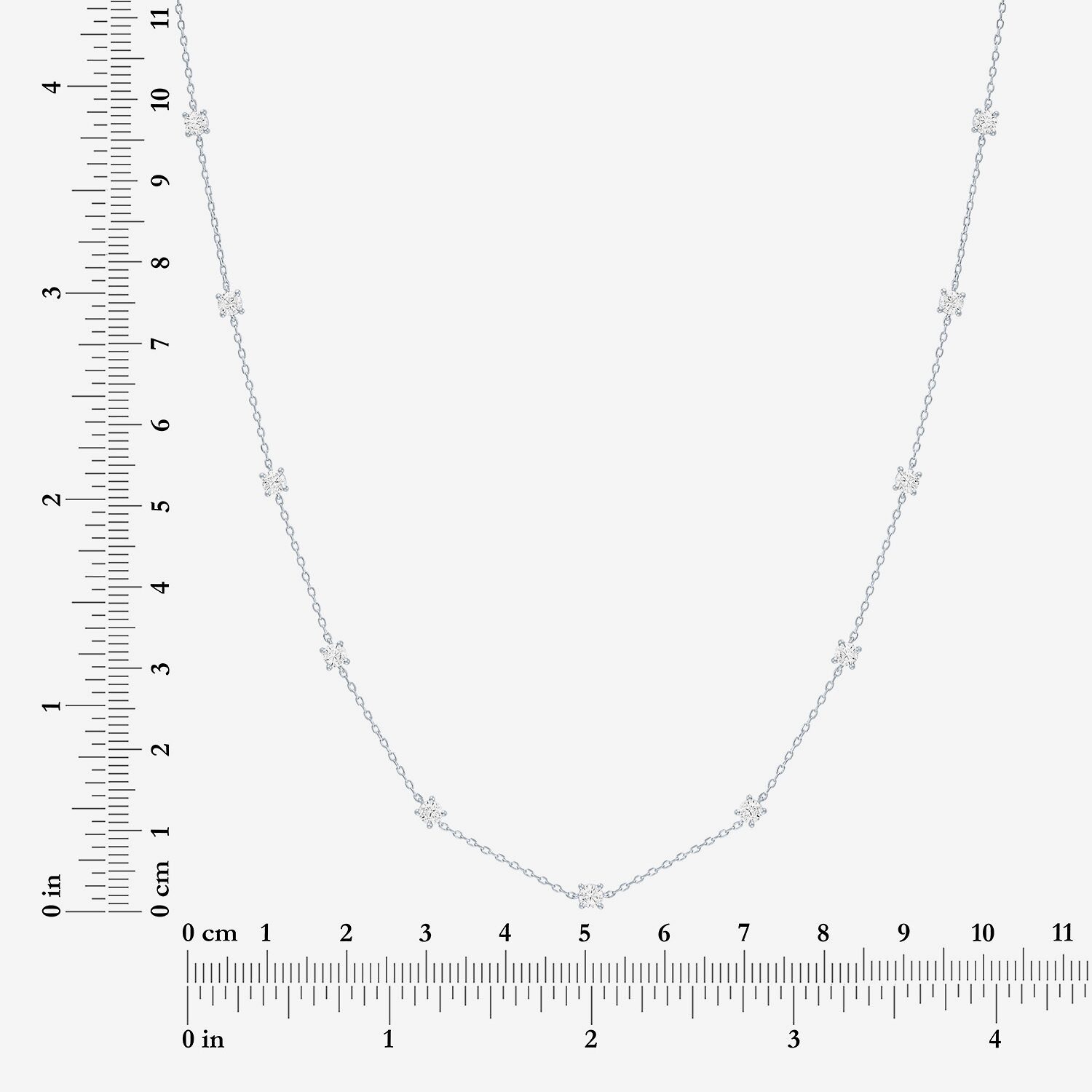 Diamond Addiction (G-H / Si2-I1) Womens 2 CT. T.W. Lab Grown White 10K Gold 20 Inch Pendant Necklace
