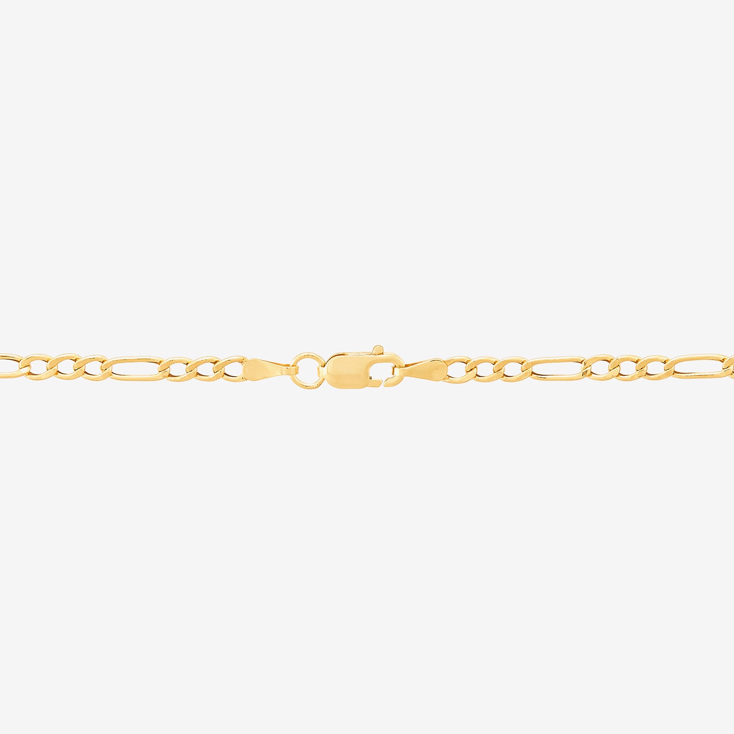 Unisex 14K Gold 13 Inch Figaro Chain Necklace