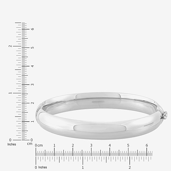Silver Addiction Womens Sterling Silver Bangle Bracelet