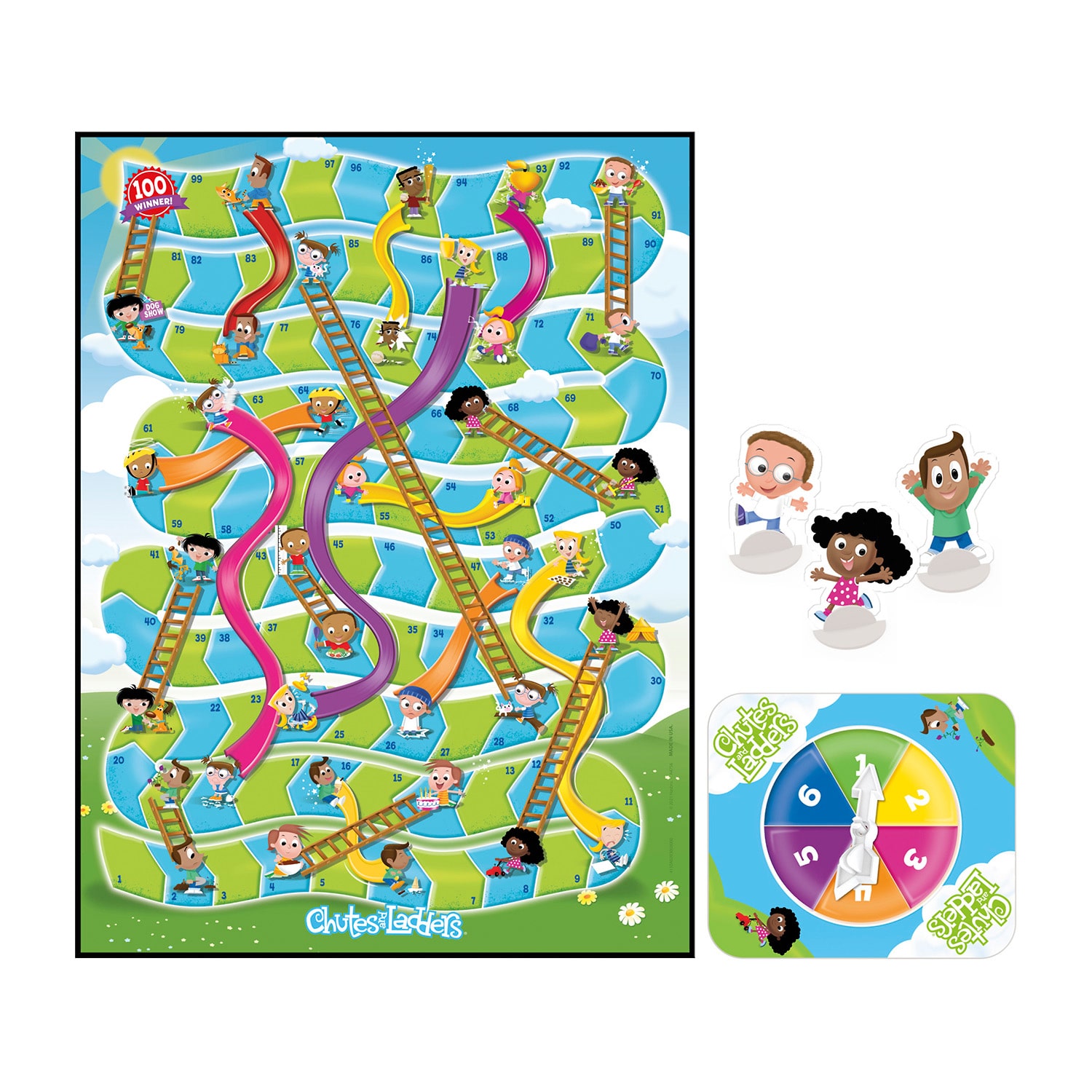 Hasbro Chutes And Ladders Kids Classic Board Game