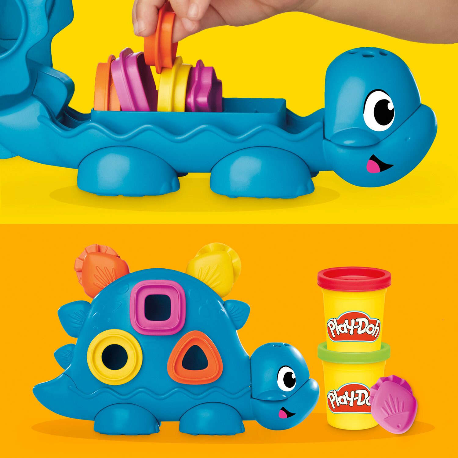 Play-Doh Shapes and Colors Dino
