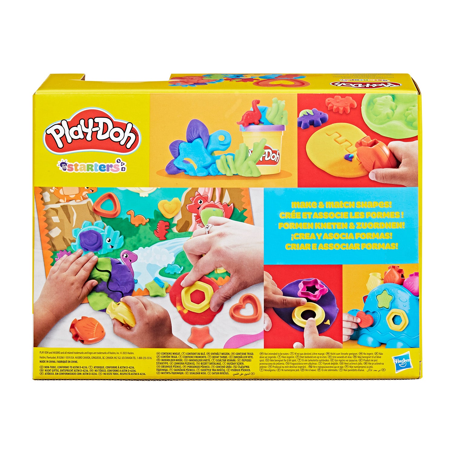 Play-Doh Shapes and Colors Dino