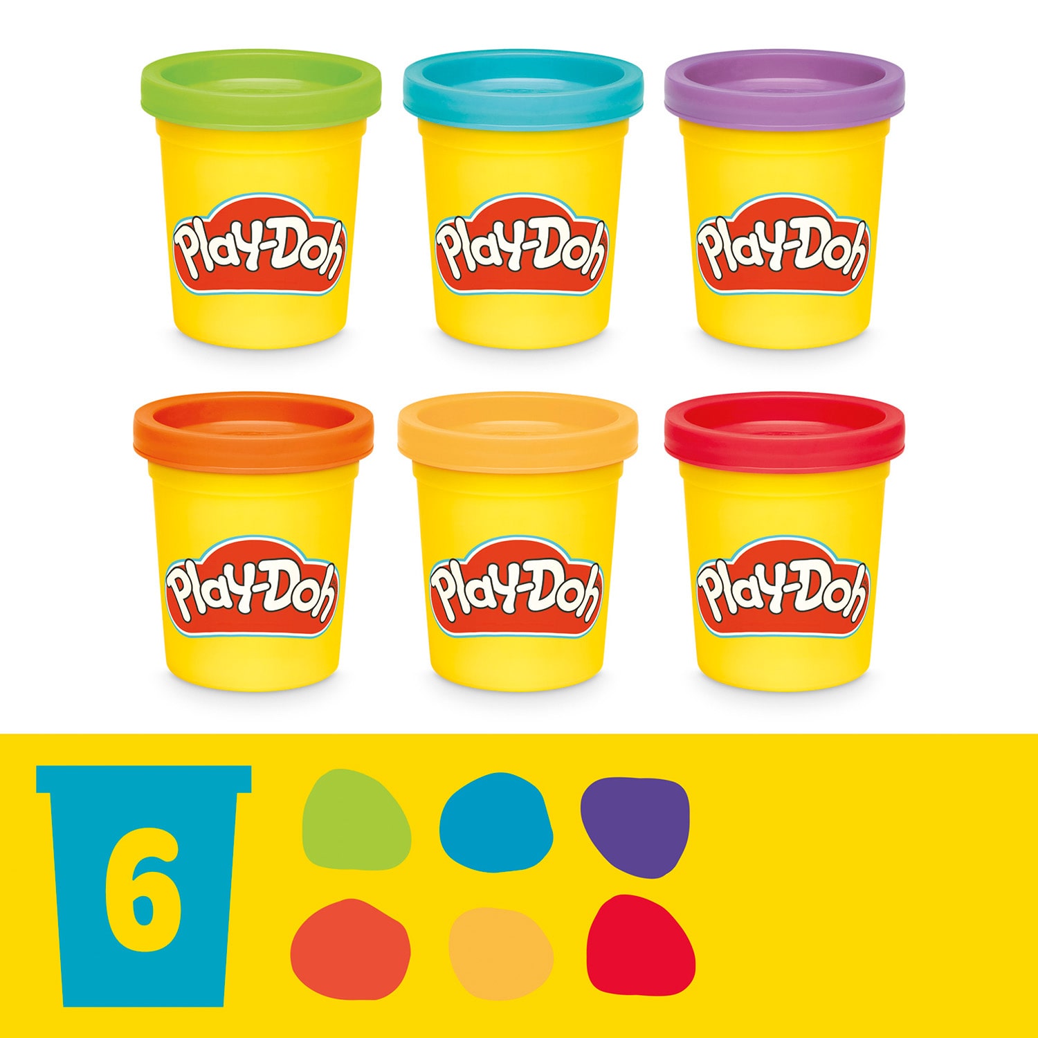 Play-Doh Shapes and Colors Dino
