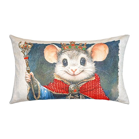 Vibhsa Vibhsa Christmas Mouse King Pillow – 14"X24" Rectangular Throw Pillow