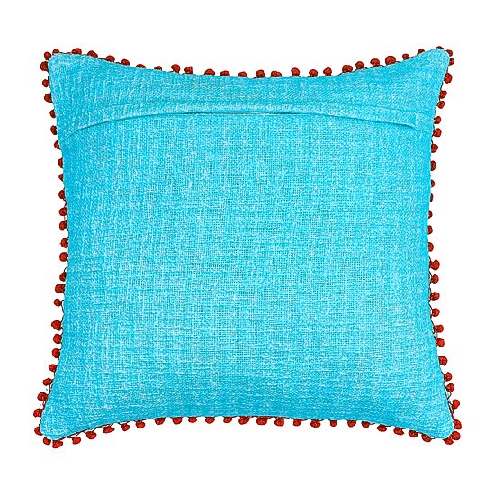 Vibhsa Vibhsa Holiday Reverie Christmas Hello Snow Pillow – 20"X20" Square Throw Pillow