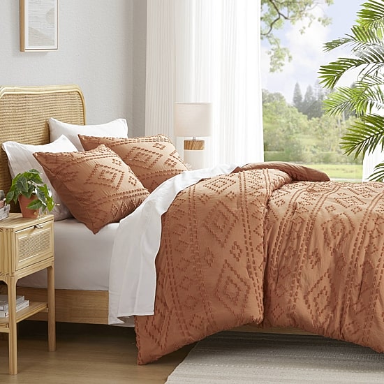 510 Design Gigi Geometric Tufted Lightweight Easy Care Comforter Set