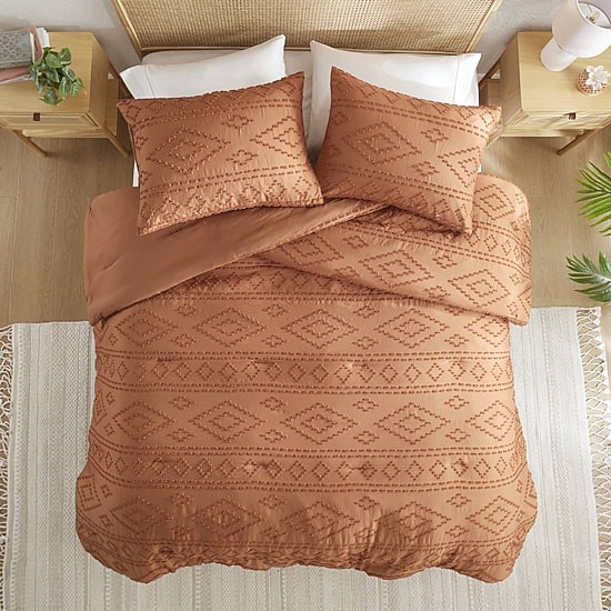 510 Design Gigi Geometric Tufted Lightweight Easy Care Comforter Set