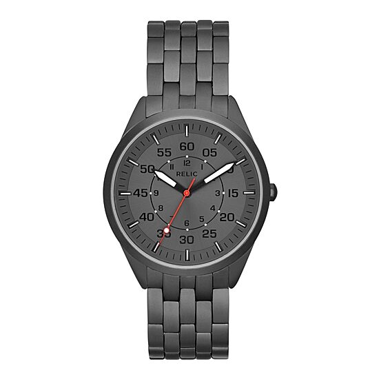 Relic® Clayton Mens Military Gray Watch ZR12133