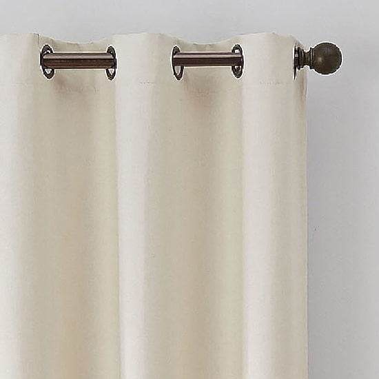 Eclipse Gabriella Grommet Top Energy Saving 100% Blackout Single Curtain Panel