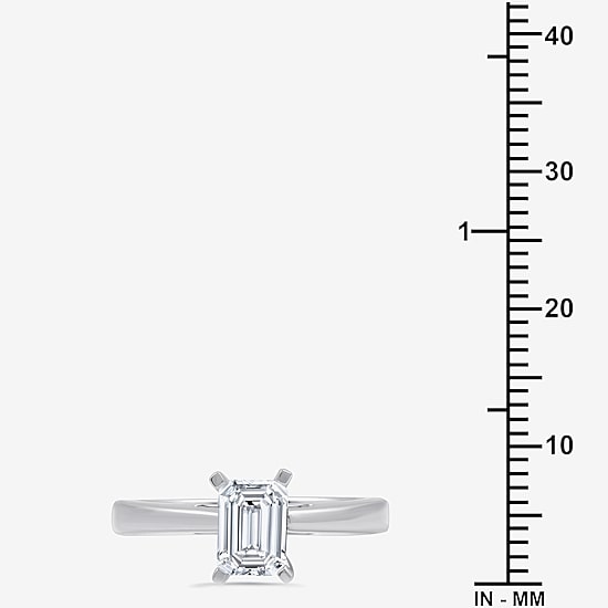 I Said Yes (G / Si1-Si2) Womens 1 1/4 CT. T.W. Lab Grown White Diamond Sterling Silver Solitaire Bridal Set