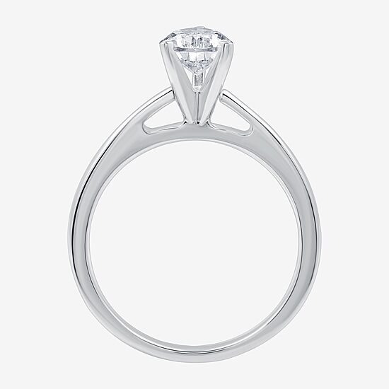 I Said Yes (G / Si1-Si2) Womens 1 1/4 CT. T.W. Lab Grown White Diamond Sterling Silver Pear Solitaire Bridal Set