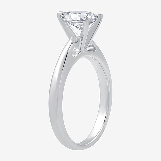 I Said Yes (G / Si1-Si2) Womens 1 1/4 CT. T.W. Lab Grown White Diamond Sterling Silver Pear Solitaire Bridal Set