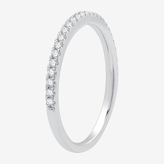 I Said Yes (G / Si1-Si2) Womens 1 CT. T.W. Lab Grown White Diamond Sterling Silver Round Side Stone Halo Bridal Set