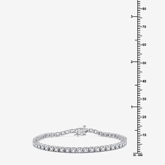 Womens 2 CT. T.W. Lab Grown Diamond Sterling Silver 7.5 Inch Tennis Bracelet