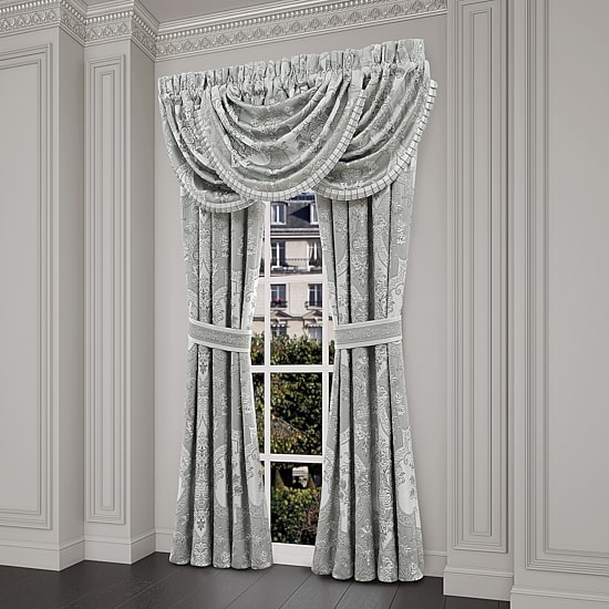 Queen Street Santina Rod Pocket Blackout Set of 2 Curtain Panel
