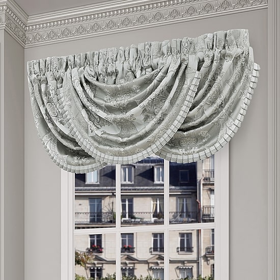 Queen Street Santina Rod Pocket Waterfall Valance