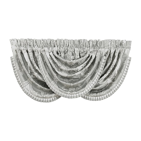 Queen Street Santina Rod Pocket Waterfall Valance
