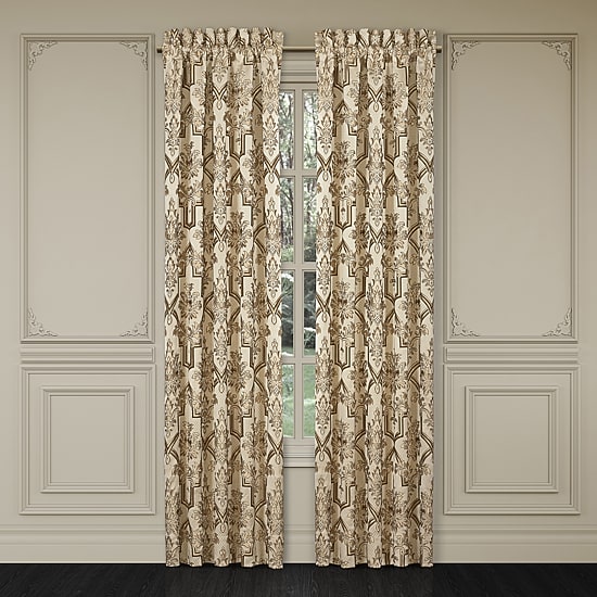 Queen Street Grandville Rod Pocket Blackout Set of 2 Curtain Panel
