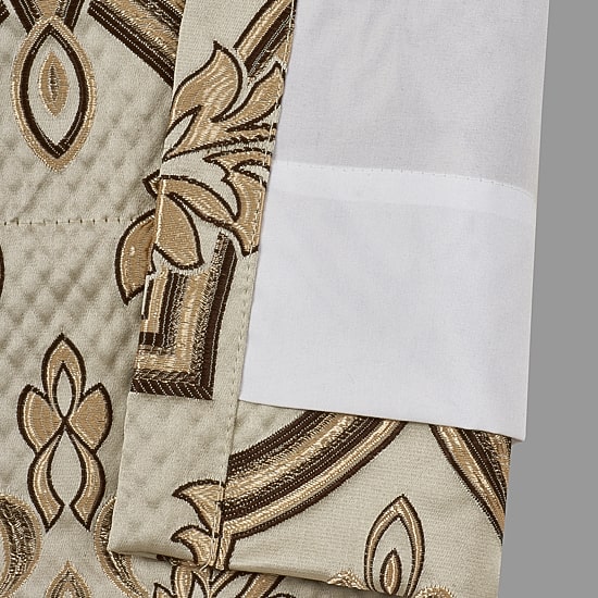 Queen Street Grandville Rod Pocket Blackout Set of 2 Curtain Panel