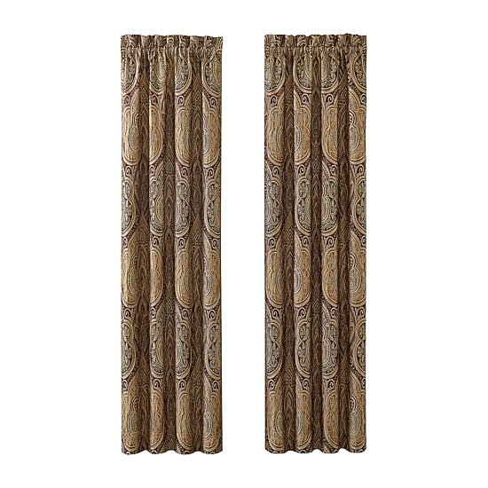 Queen Street Cedar Park Rod Pocket Blackout Set of 2 Curtain Panel